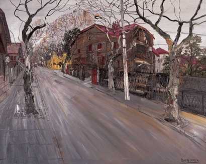 赵开坤 2005年作 上海街景